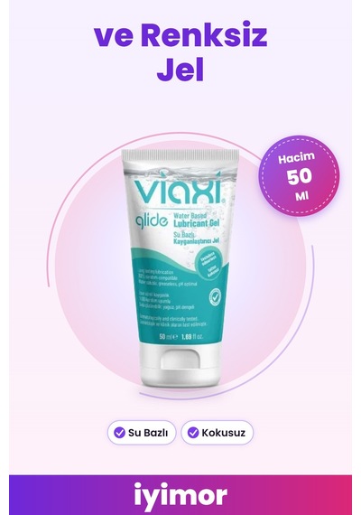 Su Bazlı Ve Renksiz Kayganlaştırıcı Jel 50 Ml İyimor