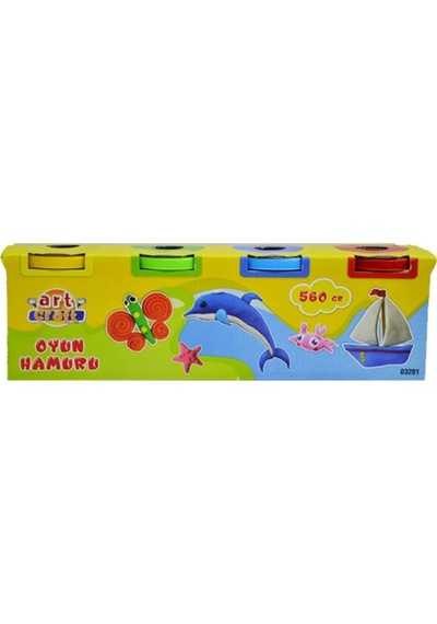4'Lü Oyun Hamuru  560Gr