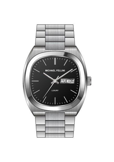 Michael Fellini 2409-3 Unisex Kol Saati Altın - Siyah