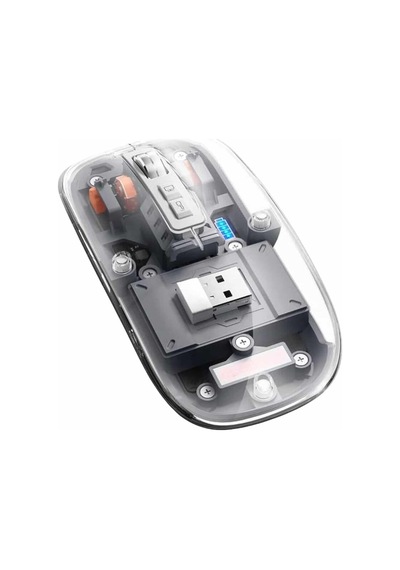 Kablosuz Mouse Fare Şarjlı Bluetooth Wireless Çift Modlu Sessiz Mh-hs5519-1280