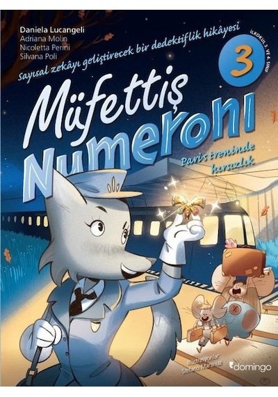Müfettiş Numeroni 3: Paris Treninde Hırsızlık - Adriana Molin - Domingo Yayınevi