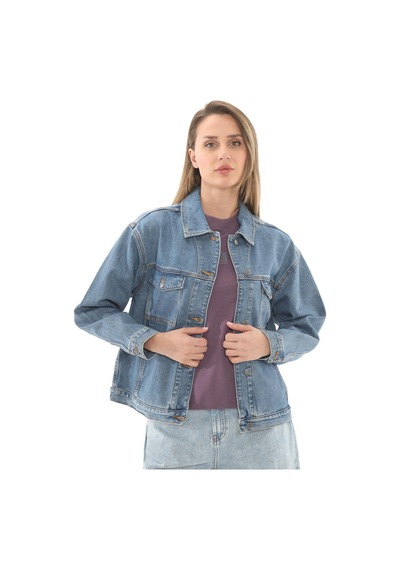 B0a67jqbq81-r Timberland Archive Denim Jacket Kadın Ceket Mavi B0a67jqbq81-r Mavi