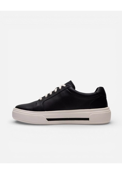 Clarks Hollyrose Zip Black Leather Kadın Siyah Günlük Ayakkabı 26185913 Siyah