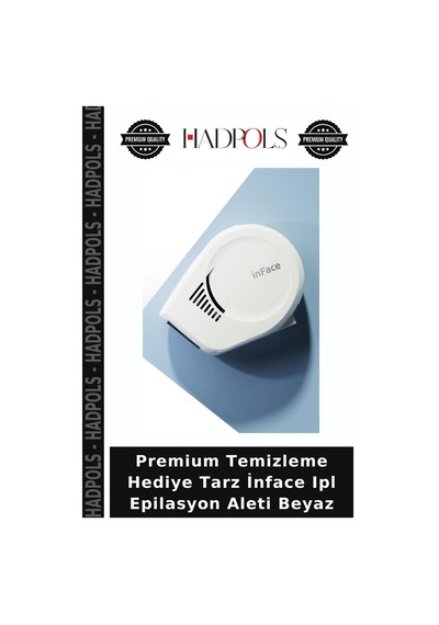 Premium Temizleme Hediye Tarz İnface Ipl Epilasyon Aleti Beyaz