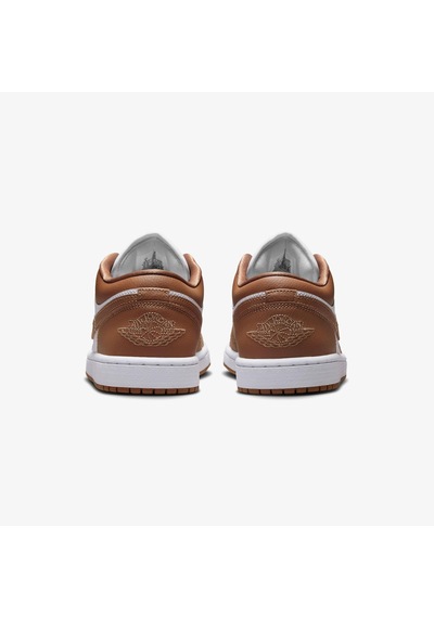 Nike Air Jordan 1 Low Unisex Basketbol Ayakkabısı Kahverengi - Beyaz