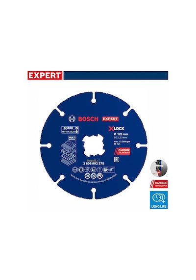 Bosch Expert 115 Mm X-lock Ahşap Ve Çok Amaçlı Kesme Diski 2608902374