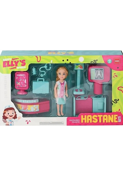 Enf-39184 Ellys World Hastane Seti Oyuncak Bebek 1
