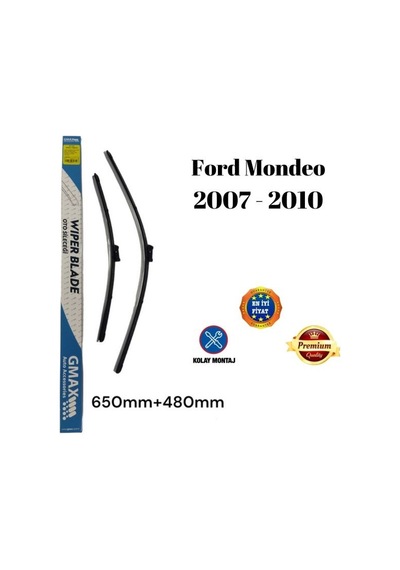 Ford Mondeo 2007 2008 2009 2010 Uyumlu Araca Özel Ön Cam Silecek Süpürgesi Takımı 650+480mm