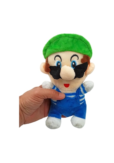 İthal Kumaş Süper Mario Kardeşler Mario Luigi 2'li Set Figür Peluş Oyuncak Uyku Oyun Arkadaşı 20 Cm.