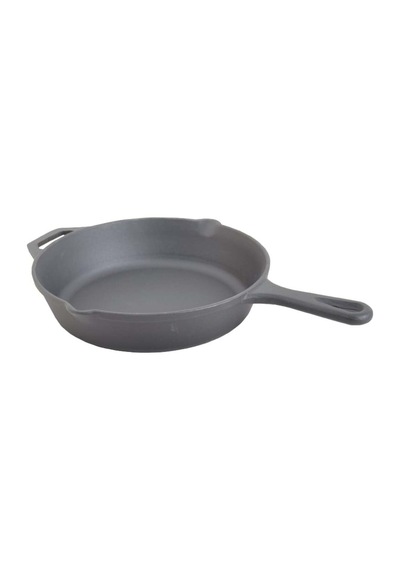 Campout 12 Inch Emaye Kaplı Döküm Tava Siyah