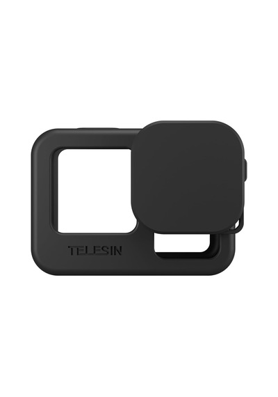 Gopro Hero13 Uyumlu Silikon Kılıf Hero12/11/10/9 Uyumlu + Silikon Lens Koruyucu + Kordon İp