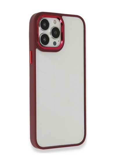 Apple Apple Uyumlu iPhone 14 Pro Kılıf Dora Kapak - Kırmızı