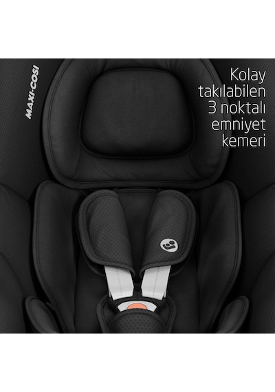Maxi-Cosi Cabrio Fix I-Size Adac'lı Bebek Oto Koltuğu ve Ana Kucağı 0-13 kg Essential Black