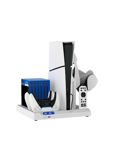 Cbtx Ps5 / Ps5 Slim Console Soğutma Base Set Seti Disk Depolama Rafı İçin Ipega Pg-p5s028 Usb Bağlantı Noktası Ve Işık