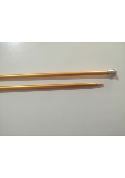 Abarta 4,5mm Renkli Metal Örgü Çocuk Şişi 25cm-sarı 1 Adet
