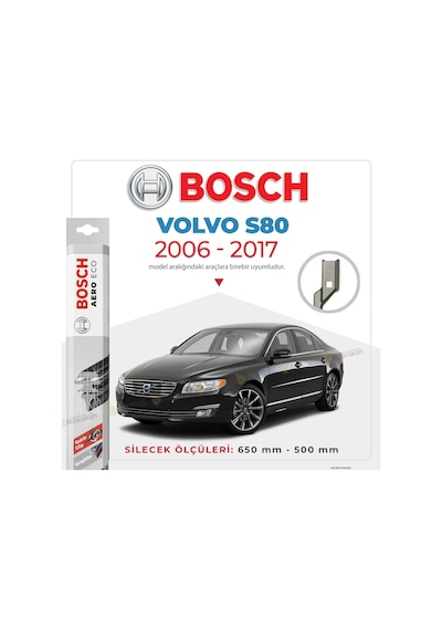 Volvo S80 Muz Silecek Takımı 2006-2017 Bosch Aeroeco