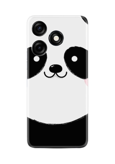 Tecno Spark 10c Kılıf Silikon Desen Özel Seri Sevimli Panda 1794