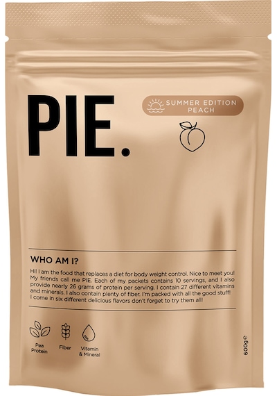 Pıe. Proteinli Öğün Tozu /vücut Ağırlığının Kontrolü İçin Diyetin Yerini Alan Gıda / Peach
