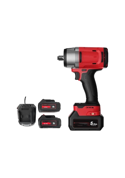 Tr Şarjlı Çift Akülü Darbeli Somun Sıkma 1/2 Sökme Tabanca 1180 Nm Tork Teker Bijon Söküm 18 Volt