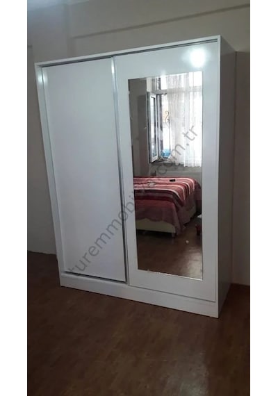 Sürgülü Gardrop Suntalam Siyah