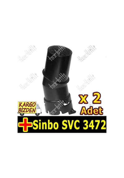 Sinbo Svc 3472 Süpürge Üçgen Emici Dirsek Kısmı Ara Parça 2 Adet