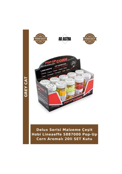 Delux Serisi Malzeme Çeşit Hobi Lineaeffe 5887000 Pop-up Corn Aromalı 20li Set Kutu
