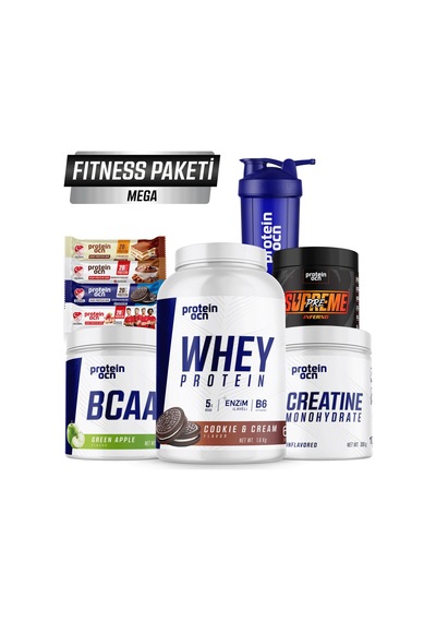 Fıtness Paketi Mega -cookie & Cream / Yeşil Elma