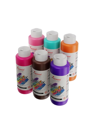 Tamamlayıcı Renkler Akrilik Boya 6'lı Set 6x120 Ml