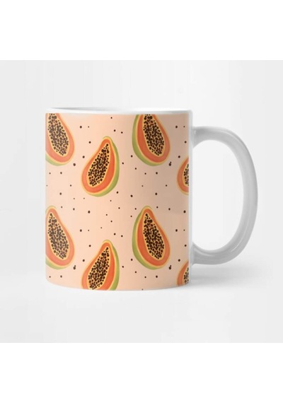Papaya Kupa Bardak Çok Renkli