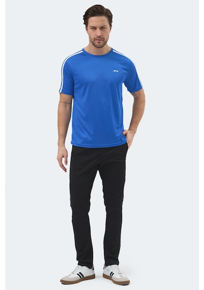Slazenger Rewınd Erkek Saks Mavi Tişört Saks Mavi