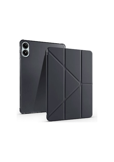 Xiaomi Poco Pad 12.1 İnç Uyumlu Kılıf 3 Farklı Stand Kalemlikli Tri Folding Tablet Kılıfı