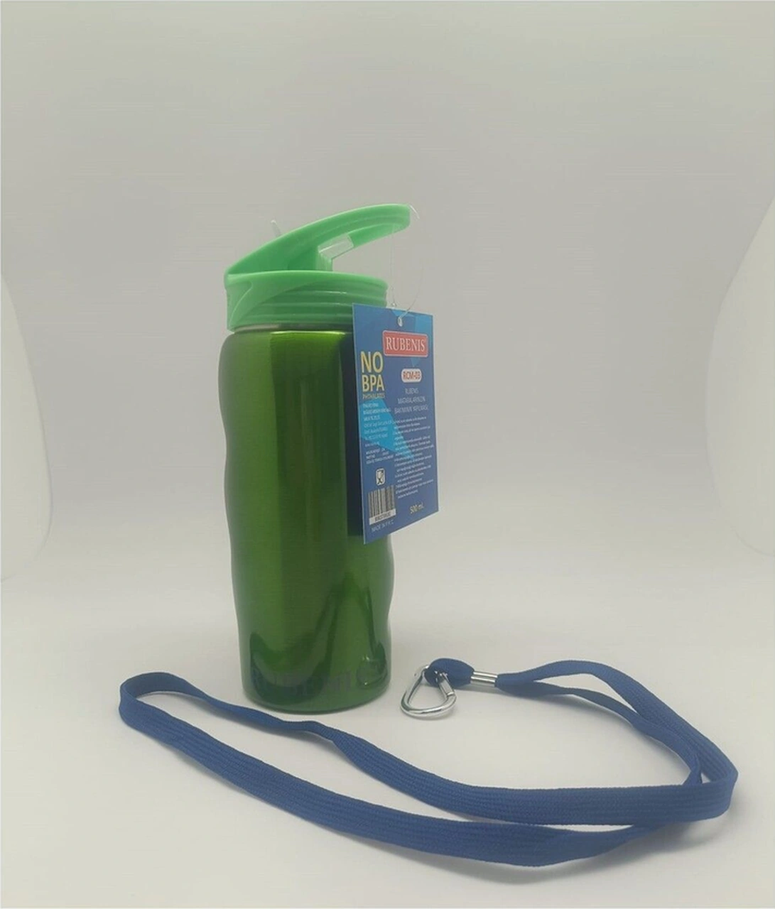 Rcm-03 500 Ml Parmak Izli Çelik Matara Yeşil 1 Adet Yeşil