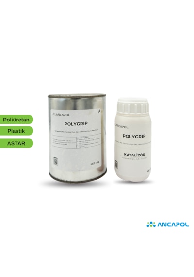 Ancapol Polygrip Primer - Plastik Ve Poliüretan İçin Güçlü Tutundurucu Boya Astarı 1,00 KG