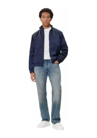 Calvin Klein Lv04rc516g Ls Padded Harrington Erkek Ceket Lacivert