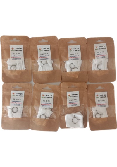 Çay Ocağı Kazanı İçin Safir Musluk Bezi 40 Adet / 8 Paket