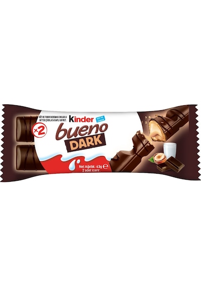 Kinder Bueno Dark Çikolata 43 Gr - 5 Adet