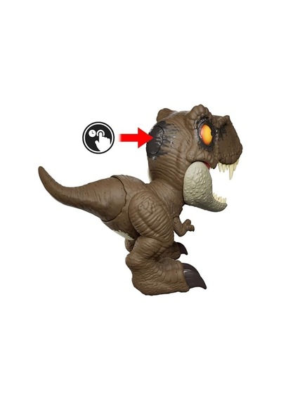 Jurassic World İnteraktif T-rex Figürü Açık Bej - Hardal