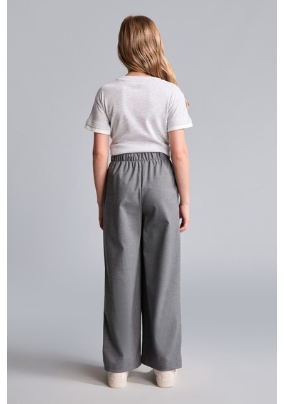 Defacto Wıde Leg Pantolon Kız Çocuk H9663a826augr198 Gri-gr198