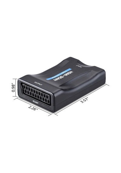 Ally 1080p Scart Hdmı Dönüştürücü Ses Video Adaptörü-siyah- 5775