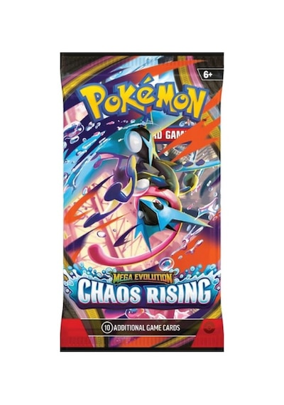 Pokémon Tcg Mega Evolution Chaos Rising Me04 İngilizce Tekli Booster Pack 10 Kart
