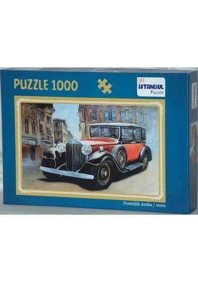 Nostaljik Araba 1000 Parça Puzzle (68x48)