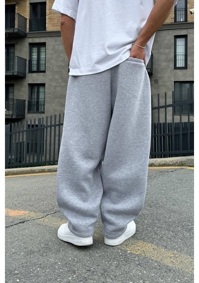 Flex Tech Oversize Eşofman Gri Melanj Gri Melanj