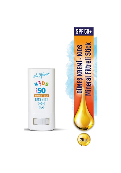 Eda Taşpınar Kids Mineral Filtreli Güneş Koruyucu Face Stick SPF50+ 20 G