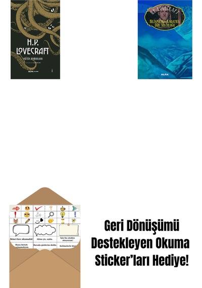 H.p. Lovecraft - Bütün Romanları Ciltli + Bilinmeyen Kadath'a Düş Yolculuğu + Okuma Sticker'ları