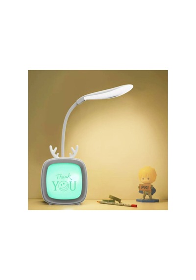 Sevimli Masa Ve Gece Lambası Led Işıklı Şarjlı Çok Renkli