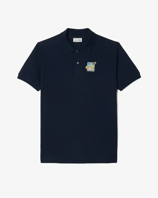 Lacoste X Club Med Badge Accent Polo Shirt Lacivert