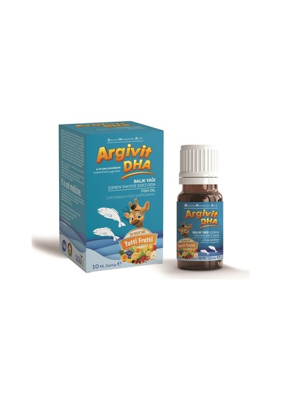 Argivit Dha Balık Yağı İçeren Sıvı Takviye Edici Gıda 10 Ml