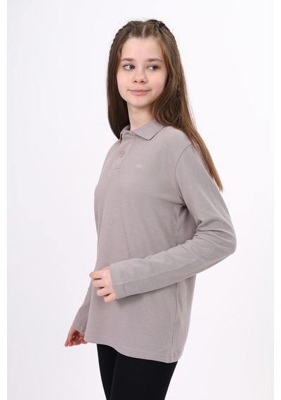 Toontoy Kids Toontoy Unisex Çocuk Nakışlı Tişört Kahverengi