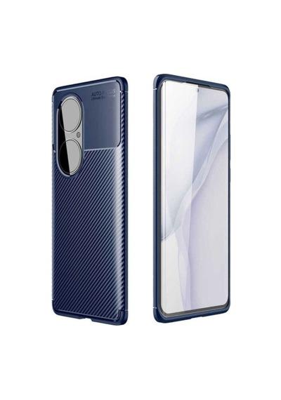 Huawei P50 Pro Kılıf Zore Negro Silikon Kapak Lacivert