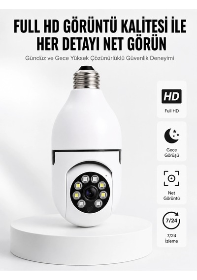 Mey İthalat İki Yönlü Ses Destekli Full Hd Akıllı Kamera Yeni Nesil